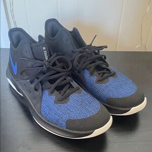 Nike Black and Blue Sports Sneakers